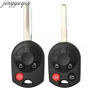 Jingyuqin чехол для дистанционного ключа от машины Shell для Mercury FORD Edge Escape походная экспедиция Flex Fusion Mustang Taurus Lincoln 3/4 кнопочный брелок