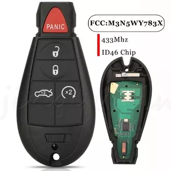 Jingyuqin дистанционный Автомобильный ключ 433 МГц PCF7941 M3N5WY783X для Chrysler Town Country Jeep Grand Cherokee Dodge Caravan Journey
