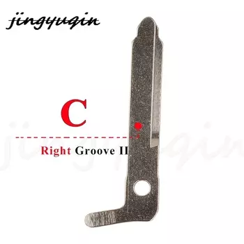 Jingyuqin дистанционный автомобильный смарт-ключ, аварийная вставка, неразрезанное лезвие, заготовка для Mazda 2 3 5 6 M6 MX5 CX5 CX7 CX9 RX8 Cx30, автомобильные аксессуары