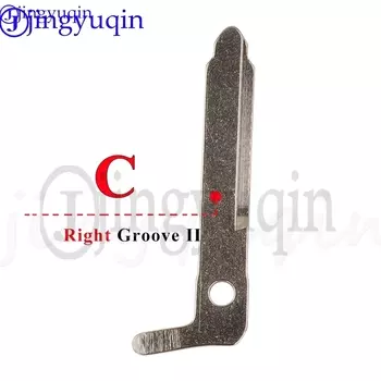 Jingyuqin дистанционный автомобильный смарт-ключ, аварийная вставка, неразрезанное лезвие, заготовка для Mazda 2 3 5 6 M6 MX5 CX5 CX7 CX9 RX8 Cx30, автомобильные аксессуары