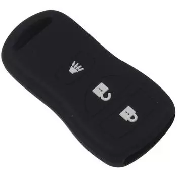 Jingyuqin дистанционный брелок 2 + 1 Panic 3 кнопки чехол для ключей брелок для Nissan Armada Xterra Pathfinder автомобильный Стайлинг