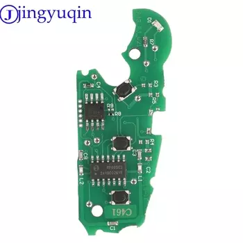 Jingyuqin дистанционный ключ от автомобиля для Audi Q7 B7 Q3 A3 TT A2 A8 A6 A6L A4 S5 C5 C6 B6 A4L A5 Q5 S LINE RS S1 S3 S4 8P 0837220 D 433 МГц ID48