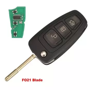 Jingyuqin дистанционный модифицированный 433 МГц ID60/ID63 чип автомобильный ключ для Ford Focus Fiesta 2013 FO21/HU101 лезвие