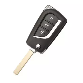 Jingyuqin дистанционный складной 2/3 кнопочный корпус автомобильного ключа для Toyota Corolla RAV4 до 2013 toy43 toy48