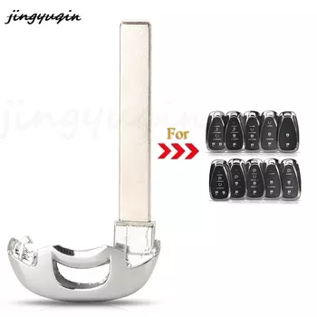 Jingyuqin дистанционный смарт-ключ без ключа аварийная вставка необрезанное лезвие пустое для Chevrolet Camaro Volt Malibu XL Equinox HU100 лезвие
