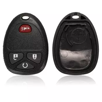 Jingyuqin для Buick Hummer H3 GMC для Chevrolet Colorado Isuzu, чехол для автомобильного ключа 3/4/5 кнопок, чехол для дистанционного ключа, пустой брелок