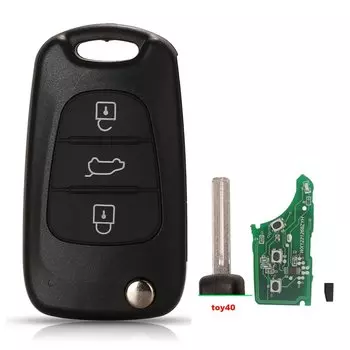 Jingyuqin для Hyundai I20 I30 IX35 Avante подходит для Kia K2 K5 Sportage 433 МГц ID46 чип 3 кнопки откидной складной автомобильный дистанционный брелок