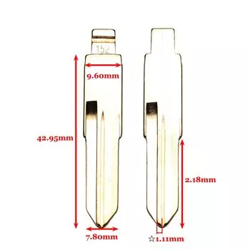 Jingyuqin для Lada Renault Megan Dacia Clio Duster KD FOB дистанционный ключ от автомобиля VAC102/VA2/HU83 лезвие # 53 # 54 # 58 # 72 # 73 # 152 # 153