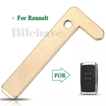 Jingyuqin для Renault Megane 4, Koleos, авто-брелок, умный дистанционный ключ от автомобиля, пустой незарезанный лезвие, замена