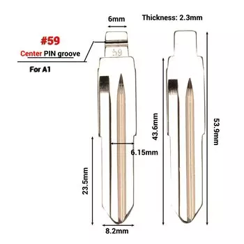 Jingyuqin Flip KD Key Blank для CHERY A3 A5 FULWIN TIGGO E5 A1 COWIN EASTER QQ3 QQ6 A21 S21 43 44 51 55 59 63 78 84 154 лезвия