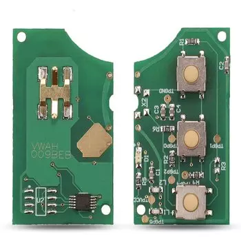 jingyuqin Флип Key Shell для VW Golf Passat Polo Jetta Touran Bora Sharan 1J0959753AH, 1K0959753G, 1K0959753G 433mhz