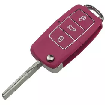 Jingyuqin флип-складной 3-кнопочный чехол для дистанционного ключа автомобиля для Volkswagen VW Jetta Golf Passat Beetle Polo Bora чехол-брелок