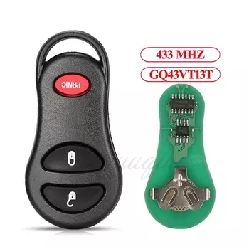 Jingyuqin GQ43VT13T 3/4 кнопки дистанционного ключа автомобиля сигнализация 433 МГц для Jeep Dodge Durango Chrysler 300M Concorde 2001 2002 2003 2004