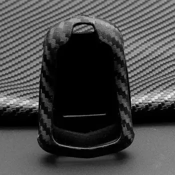 Jingyuqin Карбоновый силиконовый чехол для дистанционного смарт-ключа для Cadillac ATS CT6 CTS DTS XT5 Escalade ESV SRX STS XTS ELR 4/5/6 BT