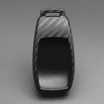 Jingyuqin карбоновый силиконовый чехол для ключей автомобиля мягкий для Mercedes Benz 2017 E Class W213 2018 S Class чехол для ключей Защитная сумка для стайлинга автомобиля