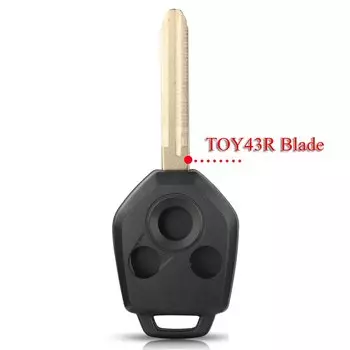 Jingyuqin корпус автомобильного ключа дистанционного управления 3 кнопки для Subaru Forester Outback Legacy 2008- 2014 запасной чехол-брелок для ключей