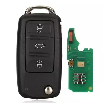 Jingyuqin KR55WK45021/45022 Удаленный Автомобильный Ключ Для VW Volkswagen Phaeton Touareg 2002-2010 С Чипом ID46 PCF7946 315...