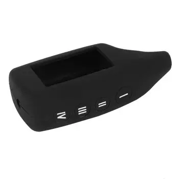 Jingyuqin M5 силиконовый чехол для ключей от машины для Scher-khan Magicar 5 6, ЖК-пульт дистанционного управления, двухсторонняя Автомобильная сигнализация, ЖК-дисплей, брелок, крышка