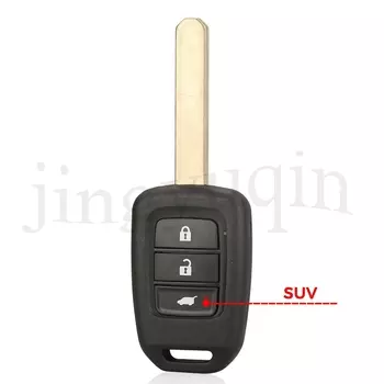 Jingyuqin MLBHL1K6-1TA дистанционный Автомобильный ключ для Honda Accord Civic City CRV HRV Fit Jazz 2/3/4 кнопки ID47 PCF7961 чип 313,8/433 МГц