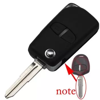 Jingyuqin модифицированный флип-чехол для автомобильного ключа с дистанционным управлением для Mitsubishi Pajero Sport Outlander Grandis LANCER-EX ASX 2/3 кнопочный брелок