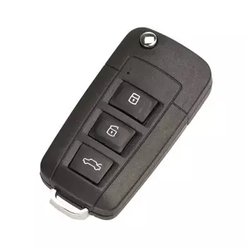 Jingyuqin модифицированный флип-пульт дистанционного ключа автомобиля оболочки TOY43 для Toyota Camry Prado Highlander Yaris Vios 3 кнопки складной брелок