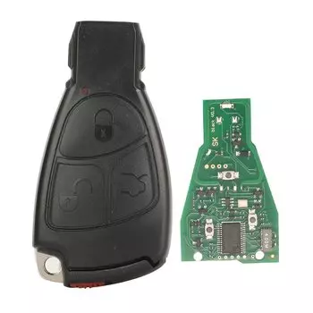 Jingyuqin NEC с чипом FSK 315/433 МГц, чехол для дистанционного смарт-брелока для Mercedes Benz B C E ML S CLK CL