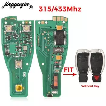 Jingyuqin NEC Удаленная Клавиатура 315/433 МГц Для Mercedes Benz C E S Class CLS W166 W169 W203 W204 W210 W211 W118 W171 W172...