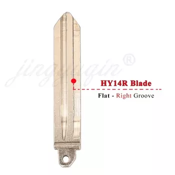 Jingyuqin необрезанный откидной автомобильный ключ с горизонтальным лезвием для Hyundai Solaris Creta Ix25 Kona Tucson Sonata I40 Elantra Ix35 I20 Ix45