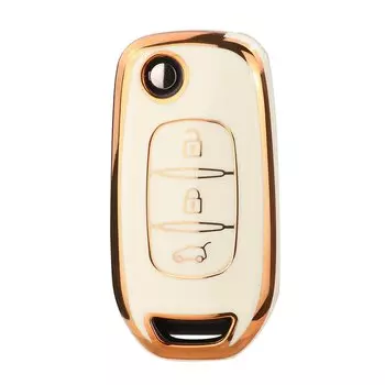 Jingyuqin новый чехол для автомобильного ключа из ТПУ, брелок для Renault XP Megan Kadjar Captur, символ Koleos Megane Logan Sandero Trafic Duster
