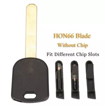 Jingyuqin новый чехол для транспондерного ключа для HONDA Fob HON66 Blade, подходит для 3 спецификаций чипов