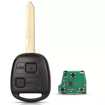 Jingyuqin P/N: 89071-0D010 Ce0165 433 МГц 4D67/ 4C Чип 2/3 кнопка дистанционного ключа брелок для Toyota Corolla Yaris Avensis 1998 +