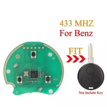 Jingyuqin плата дистанционного ключа 433 МГц для Mercedes Benz Smart Fortwo Forfour Roadster City Coupe Crossblade Cabrio Roadste