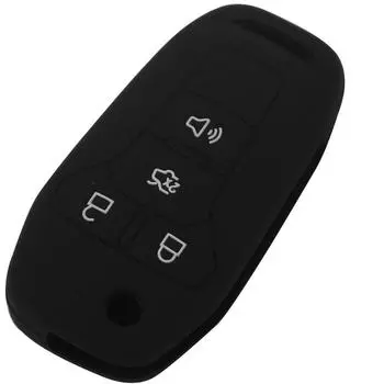 Jingyuqin пульт дистанционного управления с 4 кнопками, силиконовый складной чехол для ключей от автомобиля для Ford Fusion 2013-2015, защищенный держатель