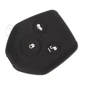 Jingyuqin силиконовый чехол для дистанционного ключа автомобиля, брелок для кожи, куртка, подходит для Subaru Legacy Tribeca Impreza Forester Xv, 3 кнопки