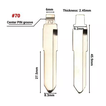 Jingyuqin складной автомобильный ключ для Daihatsu Cuore Copen Charade Lioncel Feroza TOY41 MIT8 DH4R KD замена пустого ключа