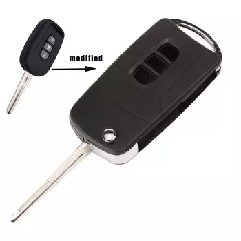 Jingyuqin складной чехол для автомобильного ключа с 2/3 кнопками, пульт дистанционного управления для CHEVROLET CAPTIVA, модифицированный пустой чехол для ключа автомобиля