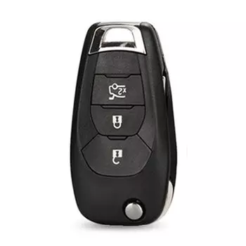 Jingyuqin складной дистанционный автомобильный брелок для Chevrolet Cruze Avo Auto умная замена откидного ключа 2/3/4 кнопки