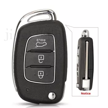 Jingyuqin складной пульт дистанционного ключа автомобиля для Hyundai Tucson Sonata Elantra Mistra Solaris Accent Creta Verna с горизонтальным лезвием
