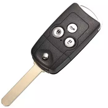 Jingyuqin Сменный 2/3/4 кнопочный складной автомобильный ключ, модифицированный для Honda Civic Dio Fit Crv Hrv Accord Odyssey Jazz