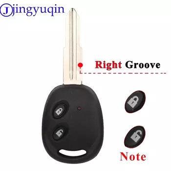 Jingyuqin Сменный 2-кнопочный чехол для дистанционного ключа автомобиля для Chevrolet Aveo Daewoo Spark