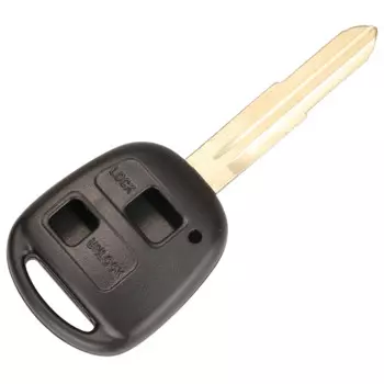 Jingyuqin сменный чехол для автомобильного ключа с дистанционным управлением для Toyota HIACE Yaris TOY41 HU133R, резиновая кнопка с необрезанным лезвием