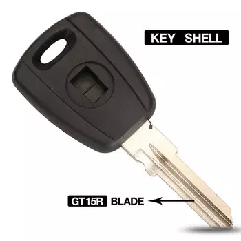Jingyuqin Сменный чехол для дистанционного ключа автомобиля для Fiat Brave Bravo Coupe Multipla Seicento Tempra с лезвием GT15R