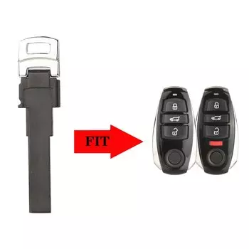 Jingyuqin Сменный смарт-карта, дистанционный ключ, только лезвие, брелок для Vw Volkswagen Touareg 2010-2014, чехол