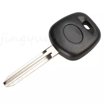 Jingyuqin транспондерный ключ для Toyota, сменный пульт дистанционного управления, чехол для ключа автомобиля, брелок с чипом 4D67, необрезанное лезвие TOY43