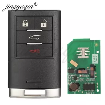 Jingyuqin умный дистанционный брелок без ключа 433 МГц PCF7952A для Chevrolet Holden GM Captiva 2014-2018 95372090 / 95129967 3/4B Контроль