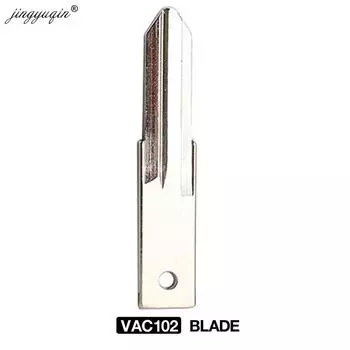 Jingyuqin VAC102 дистанционный необрезанный ключ для Renault, пустой ключ, 20 шт./лот