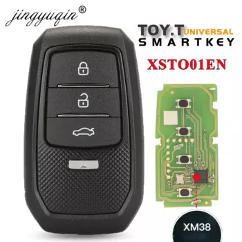 Jingyuqin Xhorse XSTO01EN Универсальный интеллектуальный ключ приближения VVDI XM38 для Toyota Lexus Subaru 4D 8A 4A Поддержка потерянного восстановления