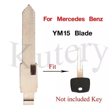 Jingyuqin YM15 Key Blade для Benz Uncut Remote Car Key Blade для Mercedes Vito Actros Sprinter V Class Замена автомобильного ключа Заготовка