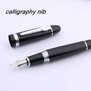 JINHAO 159 металлическая перьевая ручка для каллиграфии черная