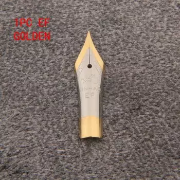 JINHAO 82 перьевая ручка золотистая серебристая EF F M изогнутая